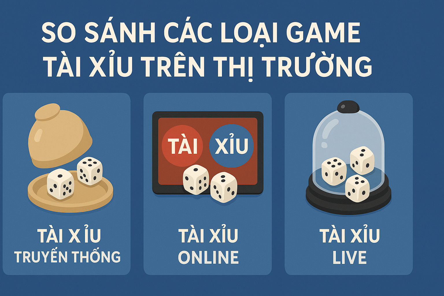 So Sánh Các Loại Game Tài Xỉu Trên Thị Trường