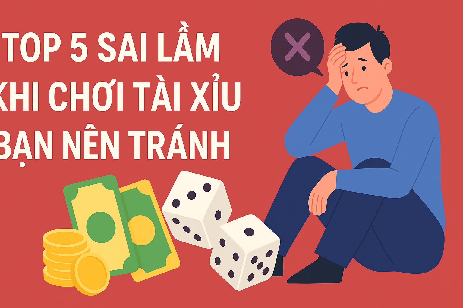 Top 5 Sai Lầm Khi Chơi Tài Xỉu Bạn Nên Tránh